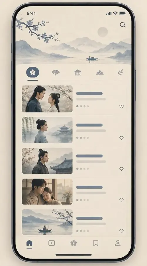 英冠直播 APP 离线缓存界面